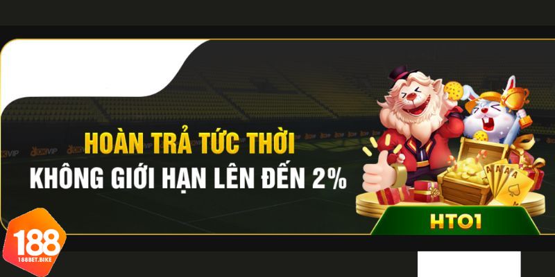 Các khuyến mãi hoàn trả 188bet siêu hot